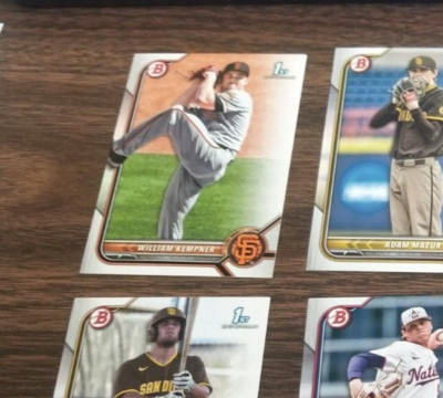 WILLIAM KEMPNER 2022 1st BOWMAN DRAFT CARD #BD-3 GIANTS (FIRST ROOKIE BASE)