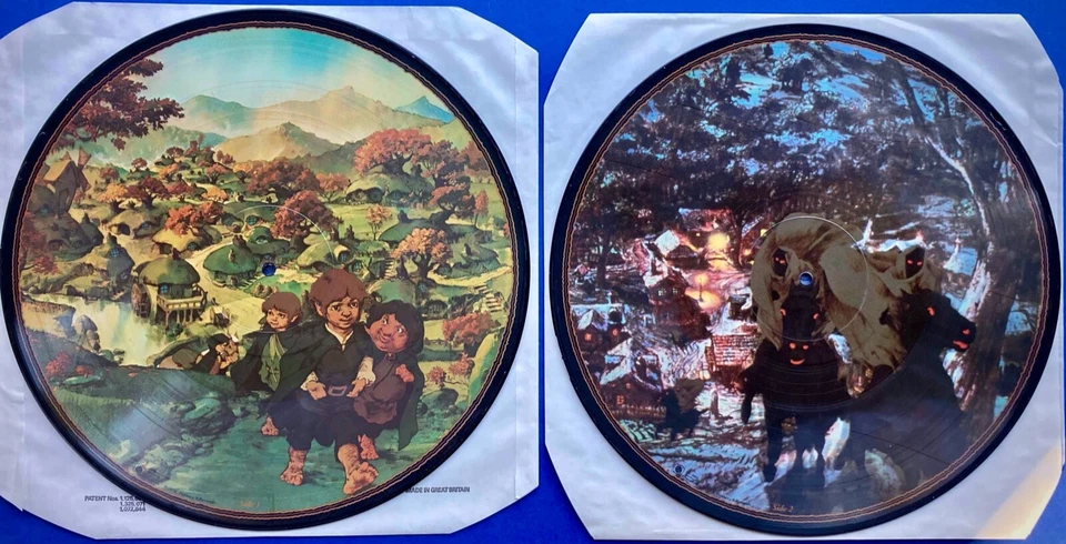 Lord of the Rings US 1st Pressing Vinyl LP 2x Picture Discs Bakshi 1978 - Image 3 of 4