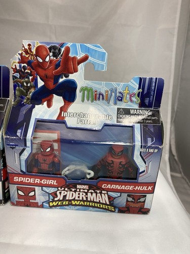 Minimates MARVEL ULTIMATE SPIDER-MAN WEB WARRIORS" 2-PACK LOT (new & Used) - Picture 3 of 8