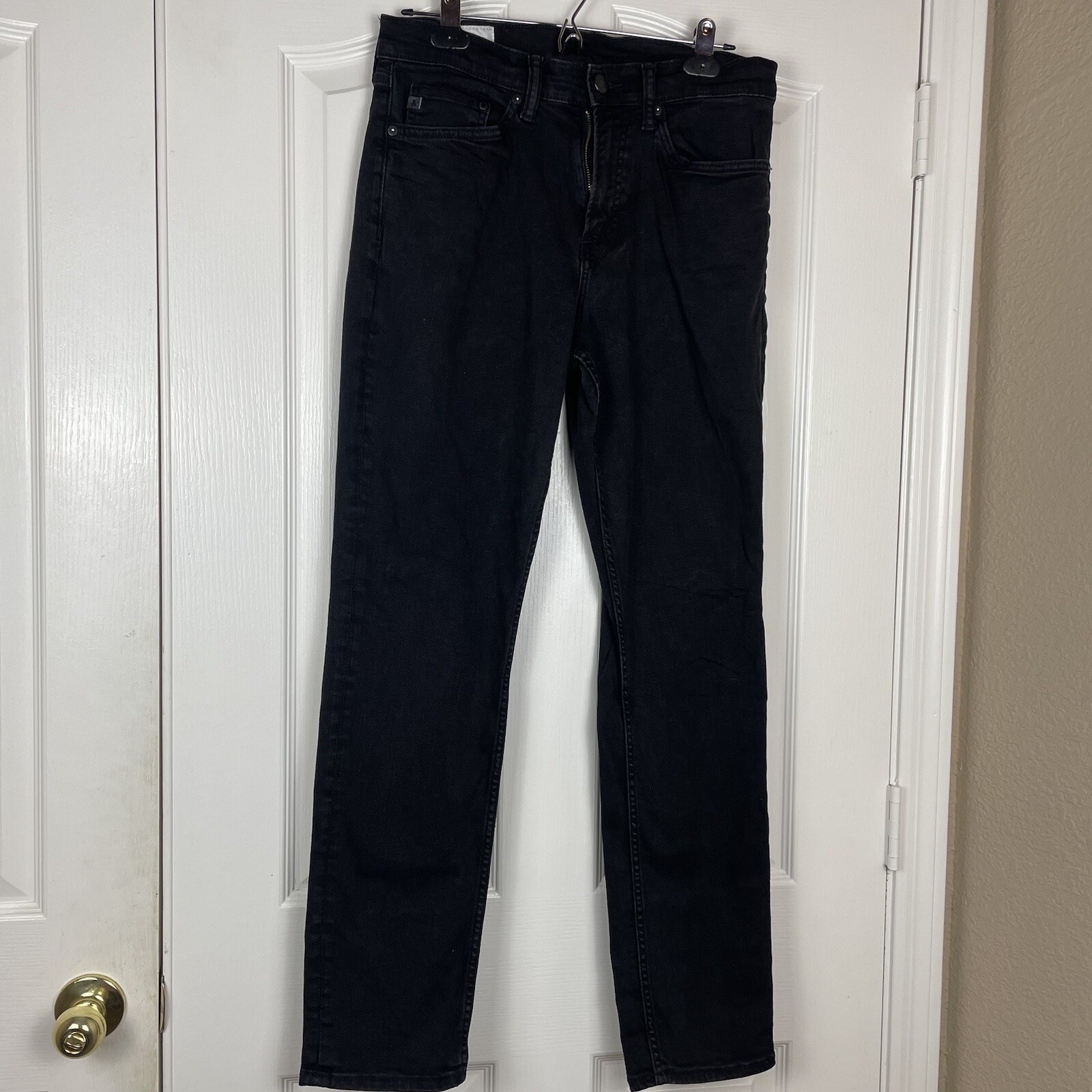 H&M Men’s Jeans Black Slim Fit Coupe Etroite Size 32/32 Stretch eBay