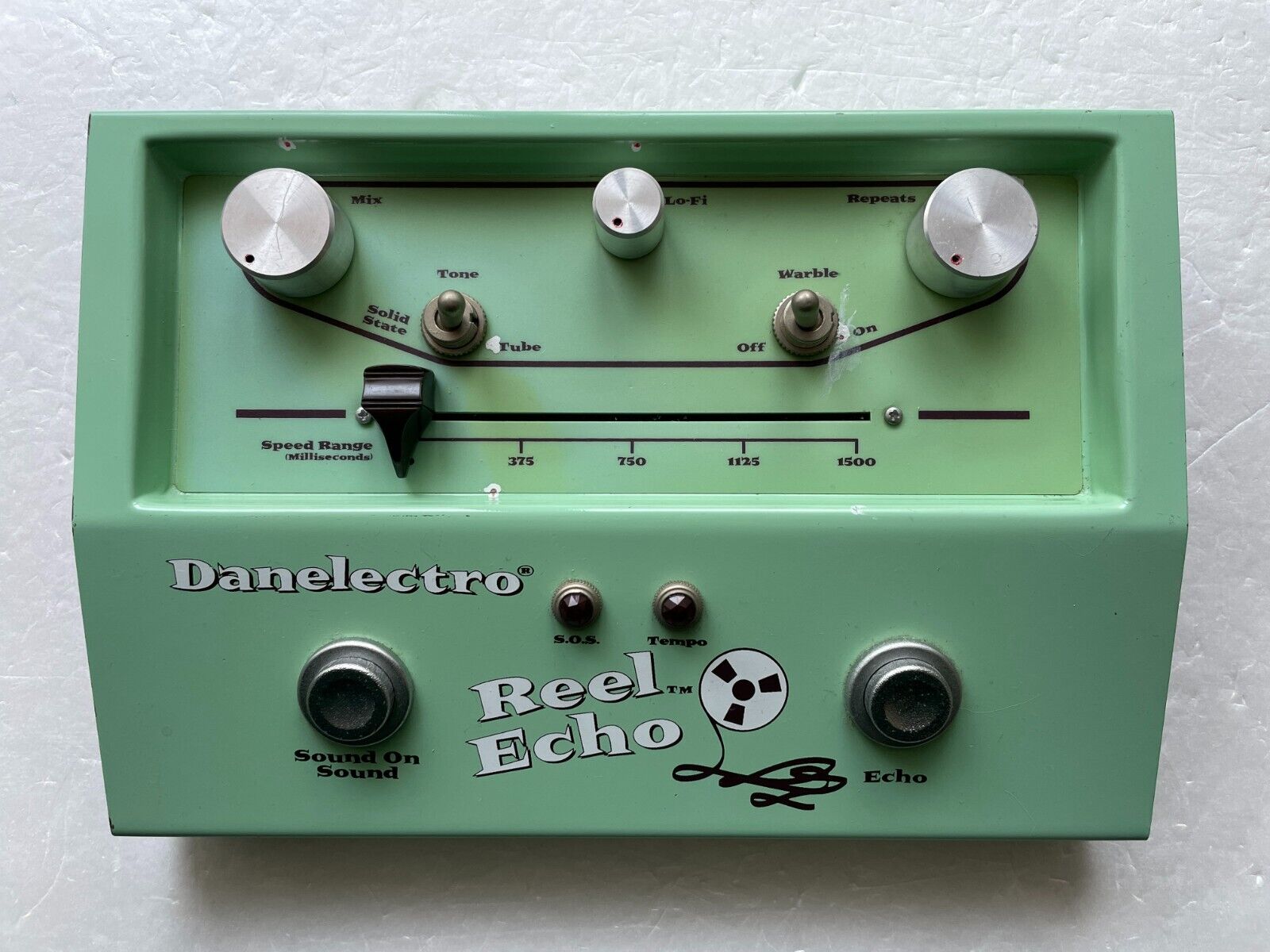 Danelectro DTE-1 Reel Echo Guitar Effect Pedal Tape Echo Used from Japan