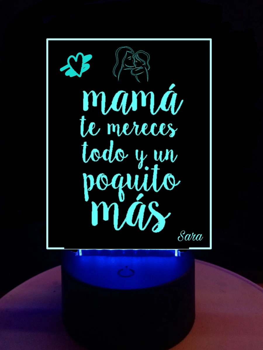Dia de la Madre Lampara led