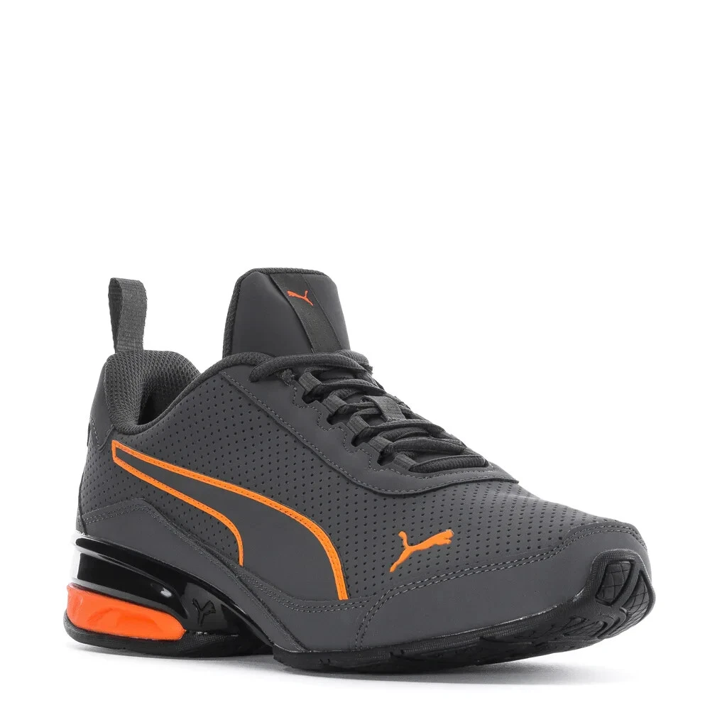 Gray and orange puma best sale shoes