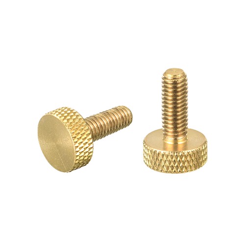 4 Vis Moletées Laiton M3x10mm – Boutons Plats Pour électronique – Uxcell