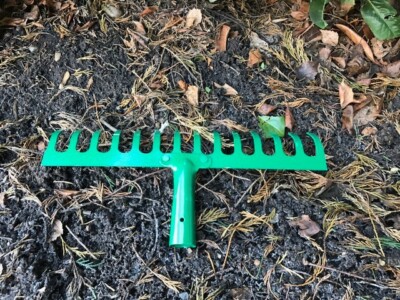 Metal garden rake head lawn rake stone rake 14 teeth strong steel | eBay UK
