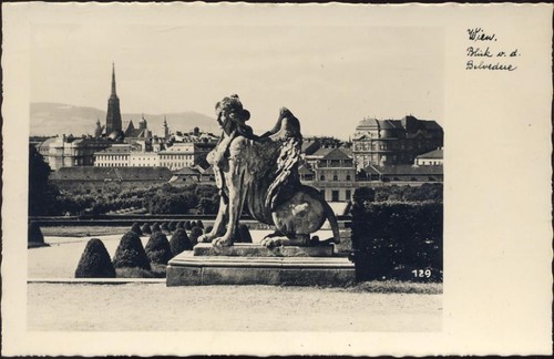 20032183 - Wien, Blick v. d. Belvedere. Oesterreich. AKU1 Sankt Veit an der - Afbeelding 1 van 2