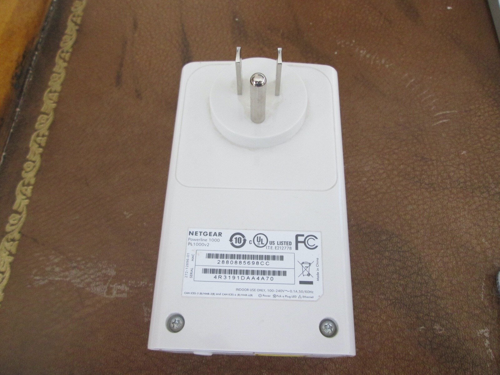 NETGEAR Powerline 1000 PL1000 Network Extender PL1000v2 