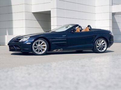 Cars slr mclaren roadster Desk Mat Stitched