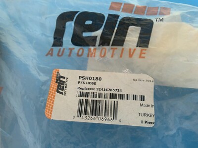 Fits BMW E60 E63 E64 550i 645Ci 650i V8 Power Steering Return Hose Rein PSH0180