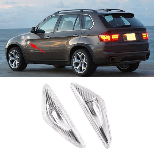 2x Side Indicator Repeater Light For BMW X3 F25 X5 E70 X6 E71 Edge light LED New - Picture 9 of 11