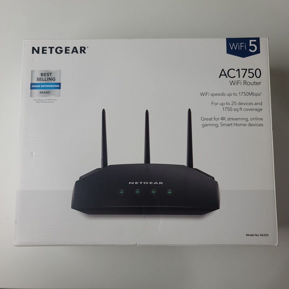 Netgear AC1750 Smart WiFi Router - 802.11 AC Dual Band Gigabit 