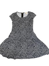 Women’s Michael By Michael Kors Petite Small Workwear Dress Black White