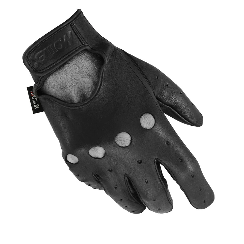 Guantes de conducción para hombre chofer coche motocicleta cuero sin forro conductores de policía MRX Foto 3 de 4