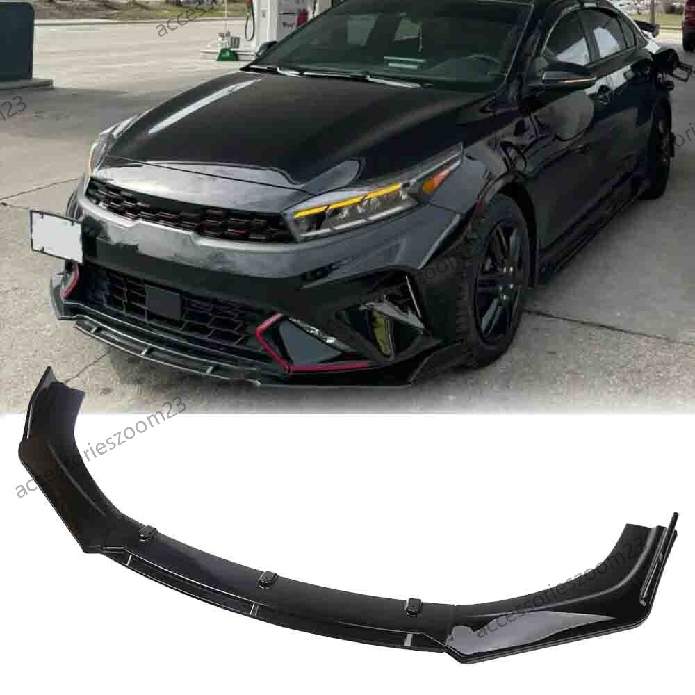 For 2000-2023 Kia Forte GT Line Front Bumper Lip Spoiler Splitter