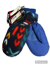 SWANY Toddler Kids size 4-7 Waterproof Thinsulate Mittens Blue Multi colors NEW