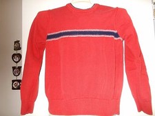 Tommy Hilfiger Mens Red Sweater S FREE FAST SHIP