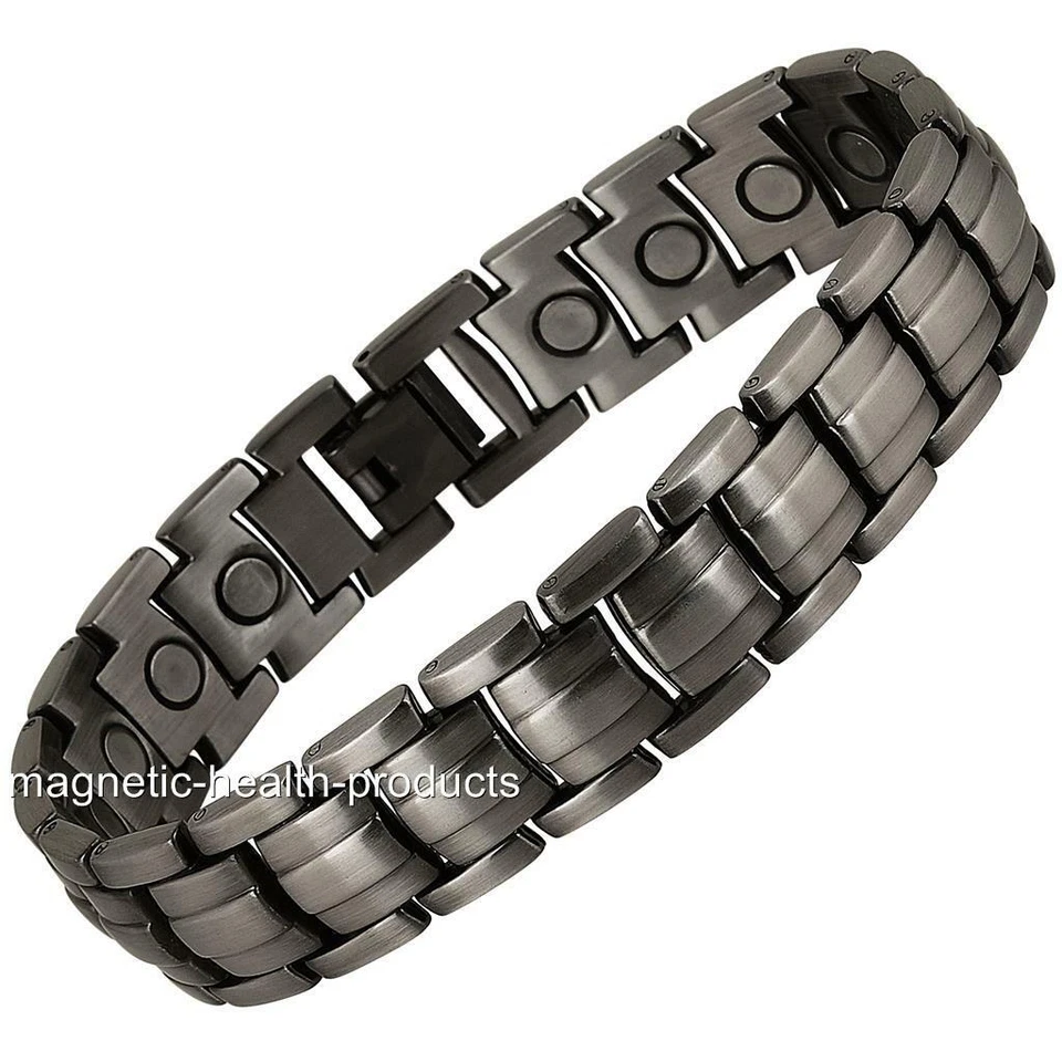 MENS MAGNETIC HEALTH BRACELET CARPAL TUNNEL BANGLE ARTHRITIS PAIN RELIEF 2