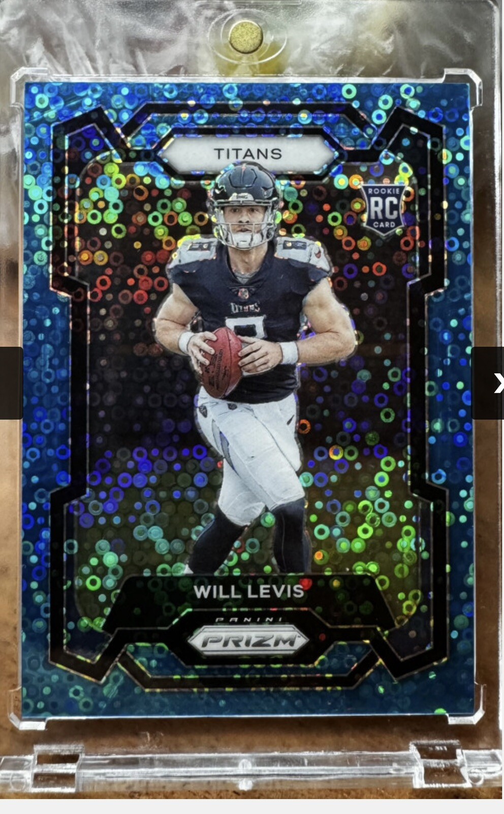 2023 Panini Prizm No Huddle Blue Disco /95 Will Levis Rookie #397