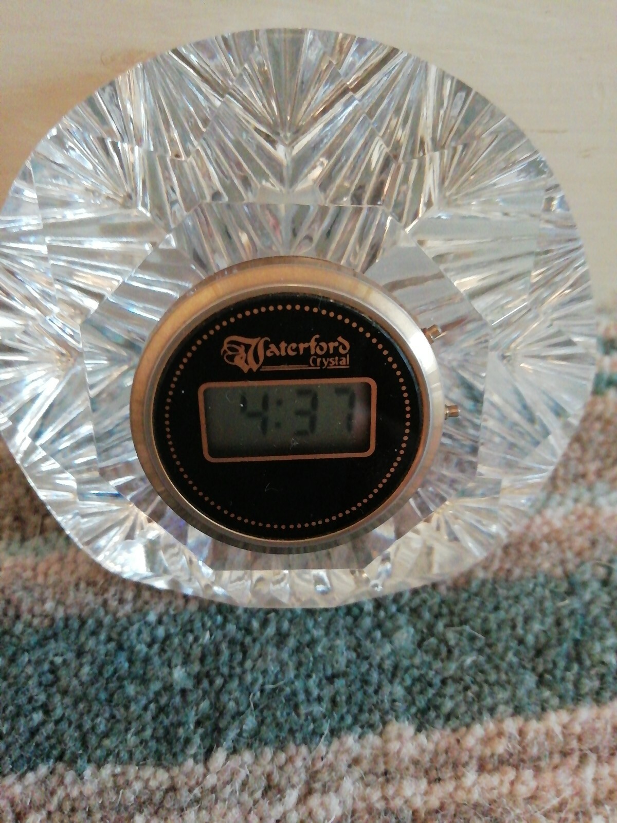 Waterford Crystal Small Digital Clock eBay