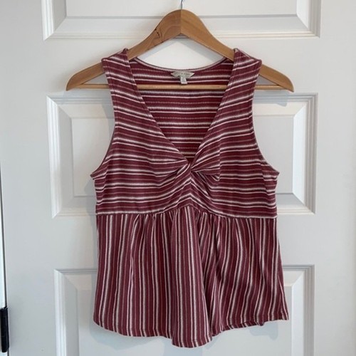 Lucky Brand Knotted V Neck Tank Top | eBay