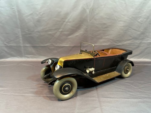 Antique Tin Toy Car by JEP France 1930 clockwork vintage - Picture 3 of 11