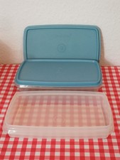 2 x Tupperware *  Vesperle * Vesperbox  650 ml mit Deckel blau Aufbewahrungsbox