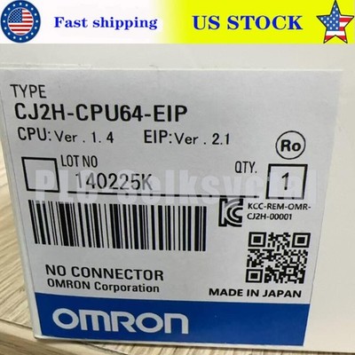 OMRON CJ2H-CPU64-EIP PLC 2 CPU units Module industrial equipment in Box New