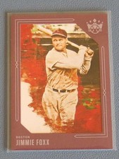 2020 Panini Diamond Kings #26 Jimmie Fox Plum Frame parallel Red Sox HOF