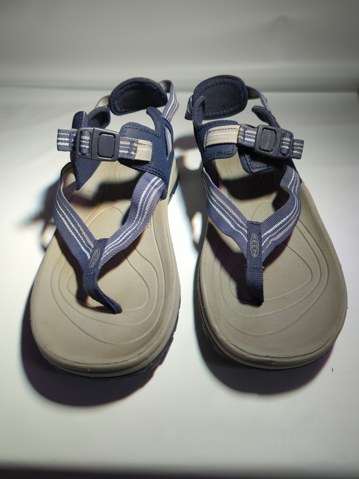 sandali keen donna 9 Terradora 2 blu e grigio ottime condizioni