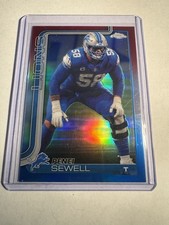 2025 Topps Chrome Football Red White & Blue Refractor #99 Penei Sewell