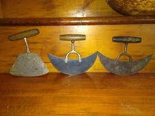 Antique vintage lot 3  primitive food choppers..country farmhouse 