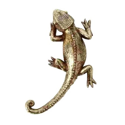 Gecko-Wanddekoration, Kunstharz, Wandskulptur, Hängeornament, , Hängeskulptur,