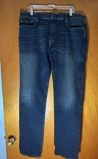 Flint and Tinder All American Stretch taper fit Denim Dark Wash 38x34  NWT 