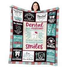 Gifts for Women, Birthday Gifts fors, Dental 60" X 50" Dental Assistant