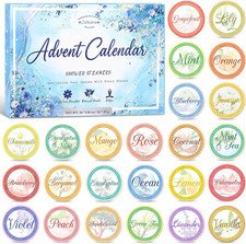 Advent Calendar 24 Pack Aromatherapy Shower Steamers for Adult Relaxation