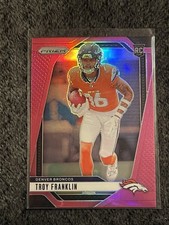 Panini 2024 Prizm Pink Prizm Rookie Troy Franklin #393 Denver Broncos NFL
