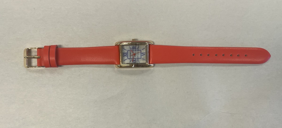 Vintage Gold-tone Isaac Mizrahi Rectangular Ladies Watch  display picture 2