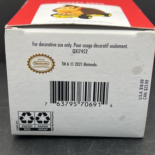 NEW Mario Kart Donkey Kong Nintendo Hallmark 2021 Keepsake Ornament Race Racing - Picture 9 of 9