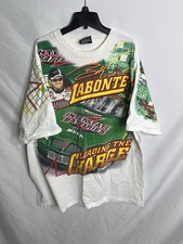 Vintage Y2K 2001 NASCAR #18 Bobby Labonte All Over Print Racing T Shirt XL