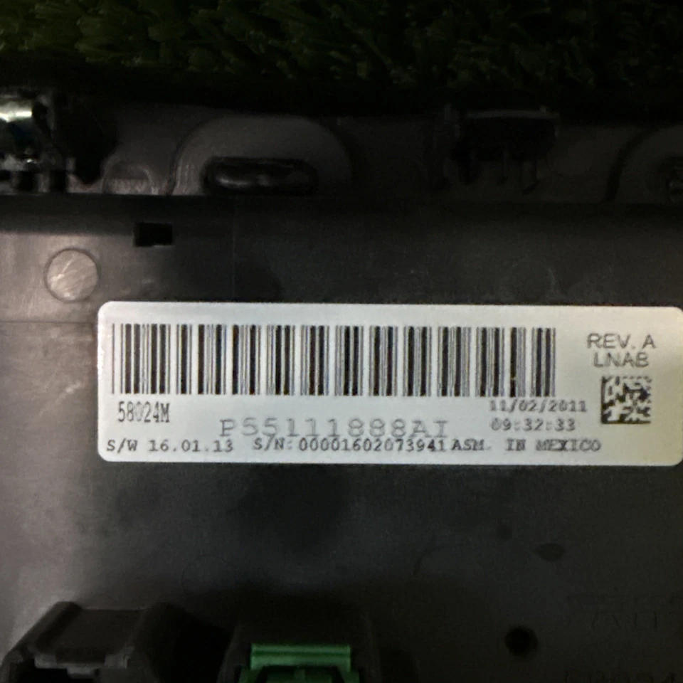 2010-2014 Dodge Avenger Chrysler 200 AC aquecedor controle climático temperatura fabricante de equipamento original - Imagem 4 de 4