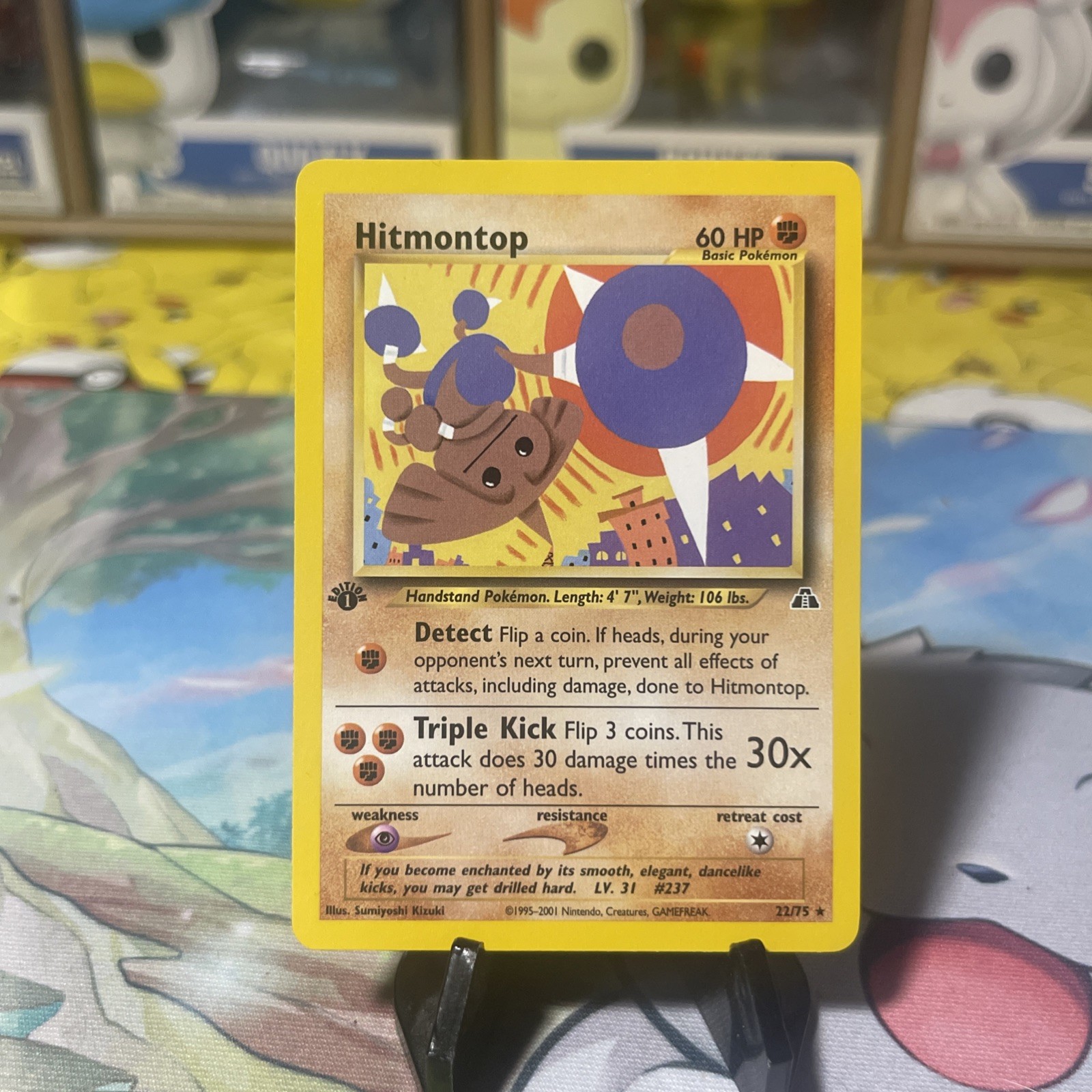 Hitmontop - Pokemon - 1st Edition Neo Discovery - 22/75