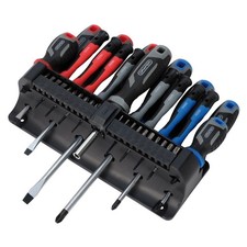 Draper Screwdriver Set with Wall Mountable Rack (37 Piece)