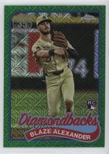 2024 Topps Update Green Refractor 97/99 Blaze Alexander #T89CU-28 1c9a