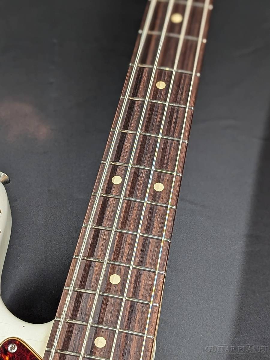 Fullertone Guitars JAY BEE 60 Bass Guitar Rusted Vintage White