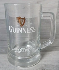 Guinness Pint Glass 250th Anniversary Handled With Harp Logo Limited Edition 