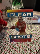 2021 Trey Lance Illusions Clear Shots Rookie Light Blue /299 #CS-18 49ers