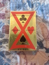 Vtg Remembrance Bridge Playing Cards Brown & Bigelow Kennedy Space Center U.S.A.