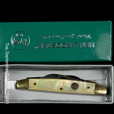 Hen & Rooster pocket knife MOTHER OF PEARL  214-SMOP