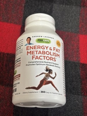 andrew lessman acetyl l carnitine Andrew Lessman Energy & Fat Metabolism Factors 360 Capsules Exp 06/30/2027