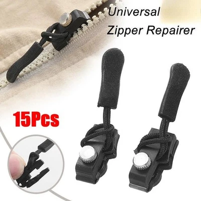 MARKENLOS 15 Pezzi ZipperFix Easy Universal Kit di Riparazione Zipper Fix Zip Kit